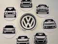 Volkswagen MK1-MK7 coaster 6pcs  1.base