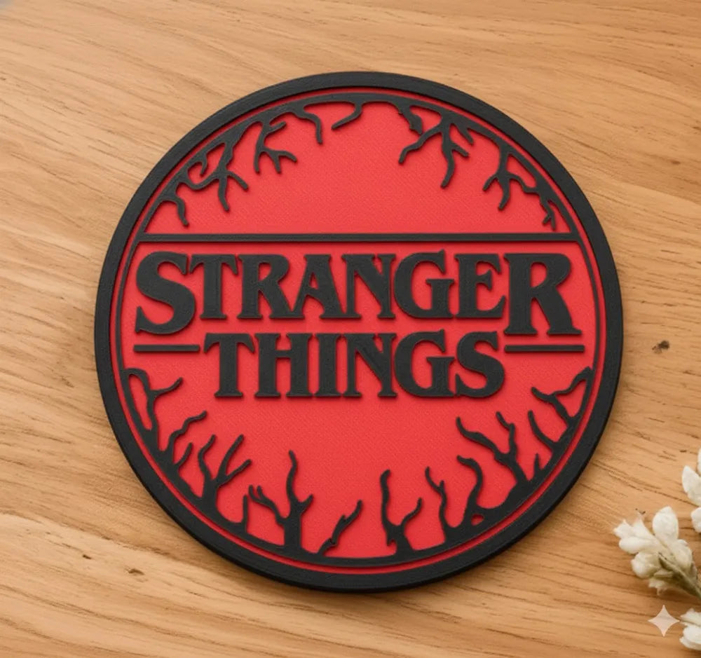 Stanger Things Coasters 4pcs